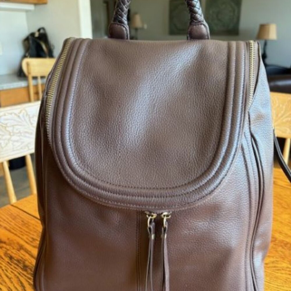 Overland Sheepskin Co. Brown Backpack/Work Bag